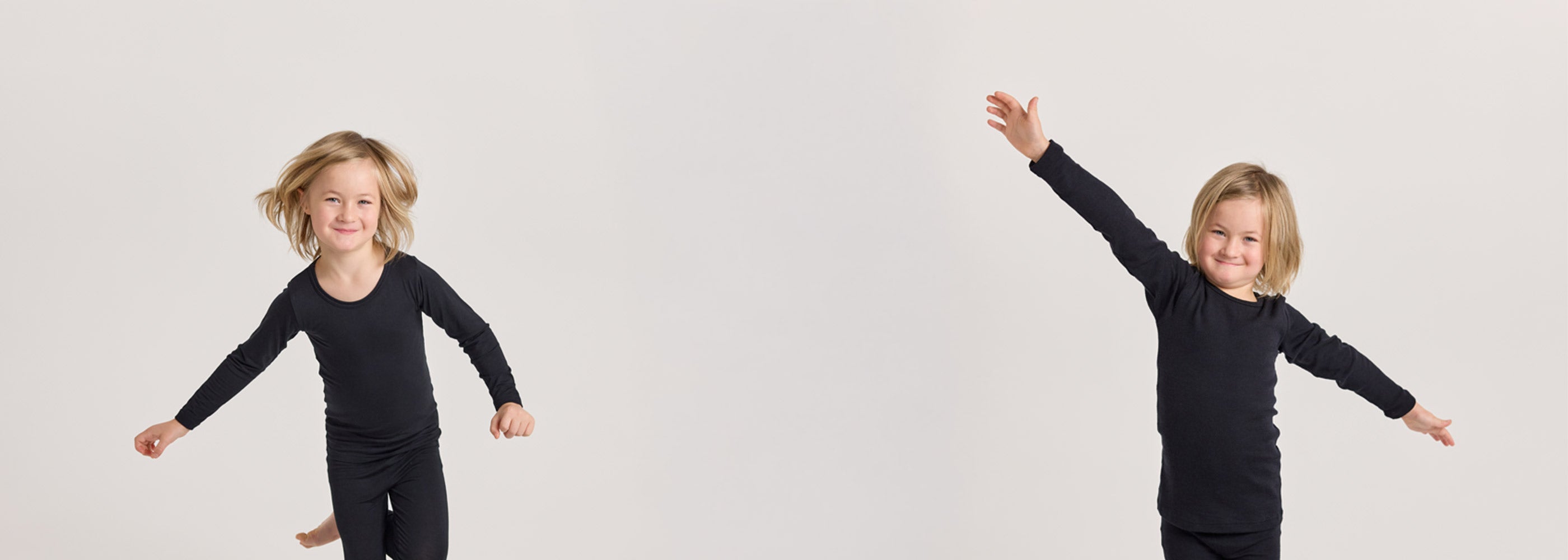 Ihanan lämpöiset lasten kerrastot.