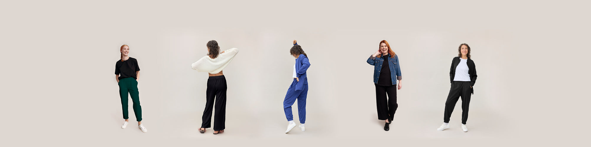 Laadukkaat ja tyylikkäät naisten housut luonnonmateriaaleista