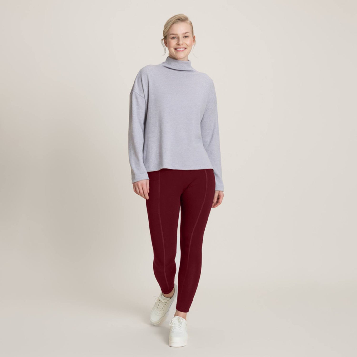 LEMPI treenileggingsit, viininpunainen