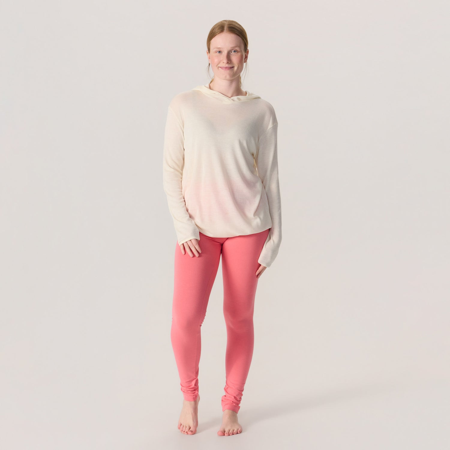 LEMPI bambuleggingsit, korallipinkki