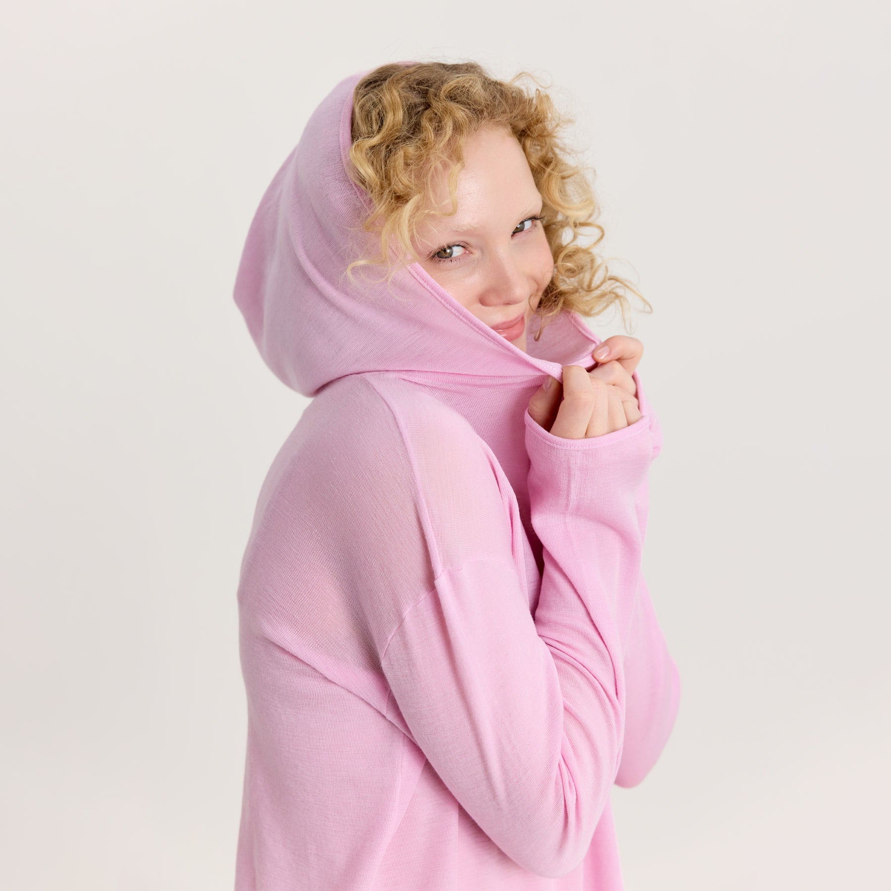 Unisex merinosilkkihuppari, poistuva väri