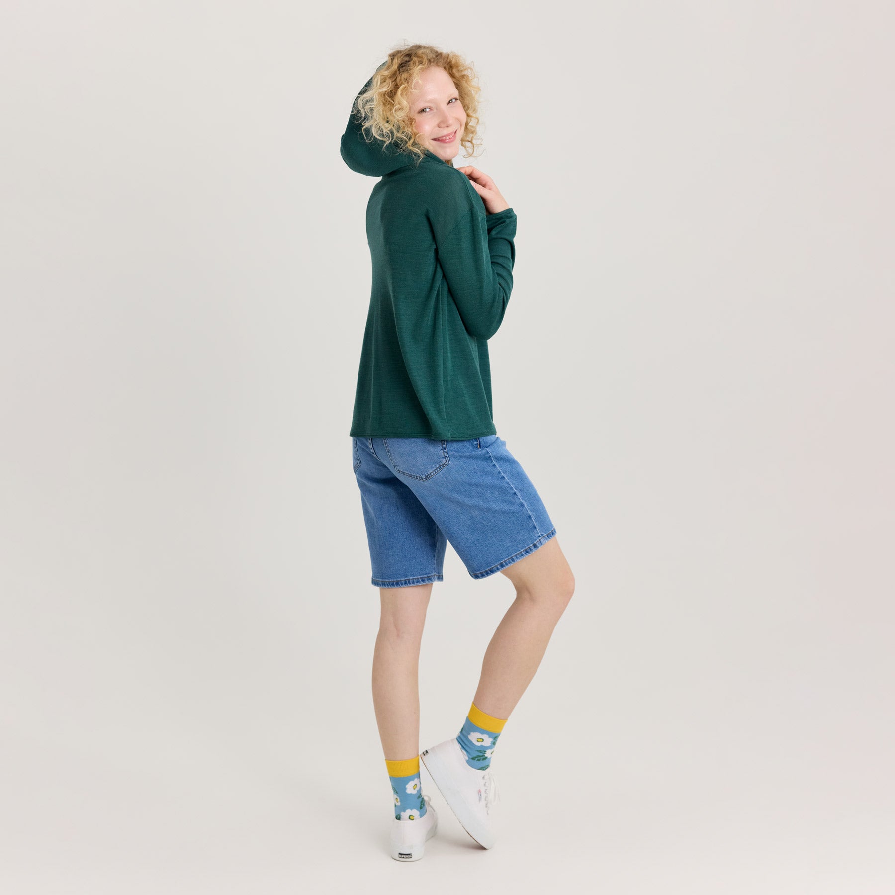 Unisex huppari, merinosilkki