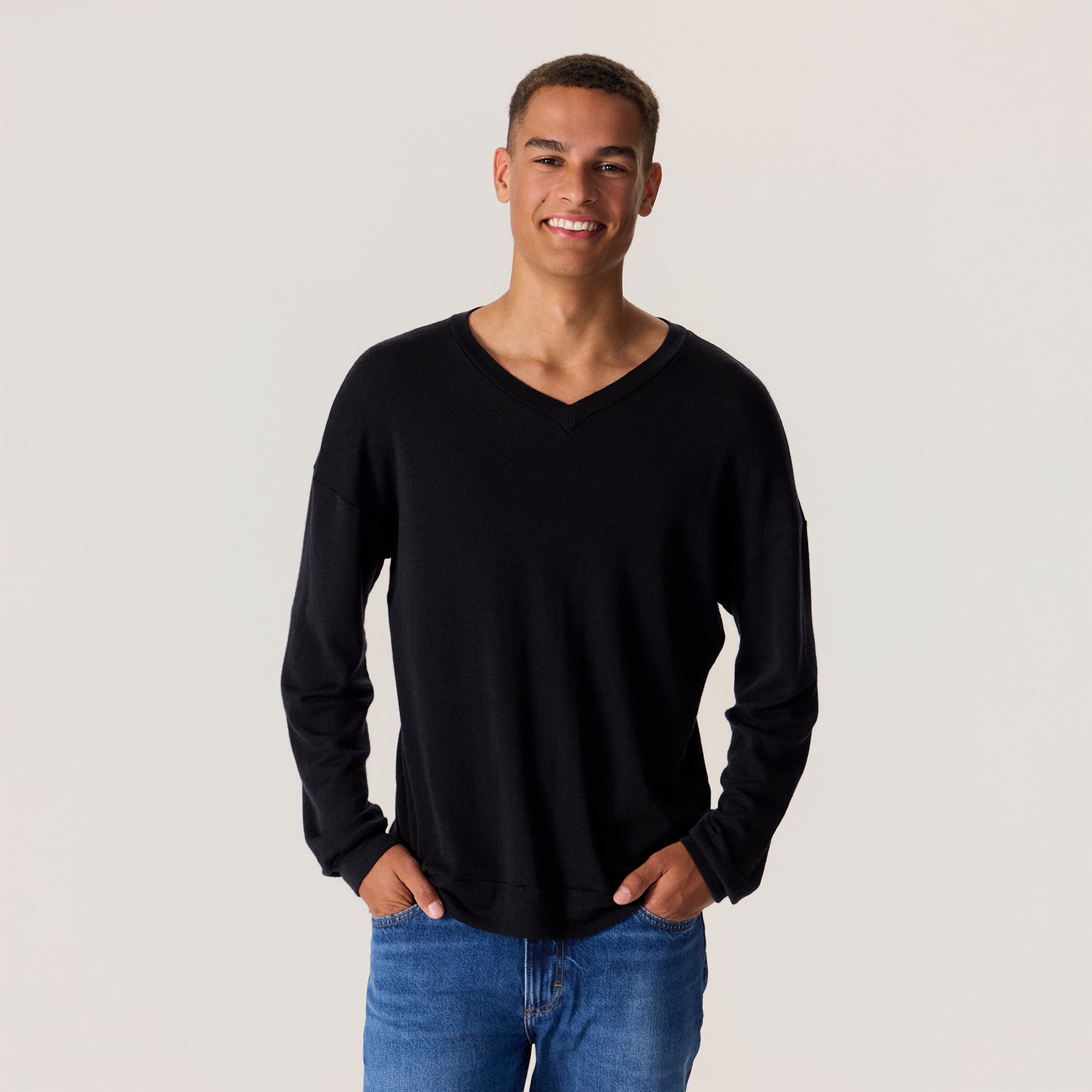 KLASSIKKO neulepaita merinosilkkiä