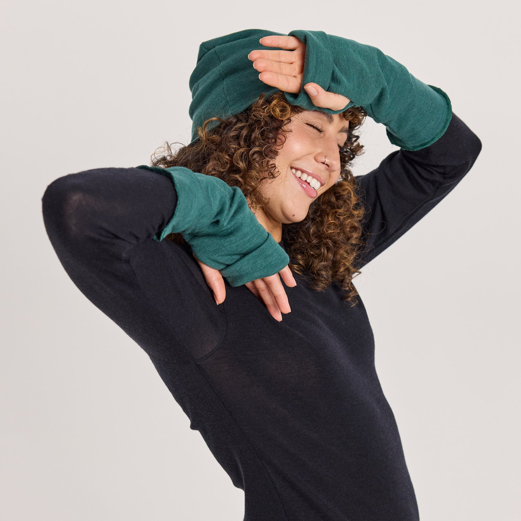 Vihreät KLASSIKKO ranteenlämmittimet.