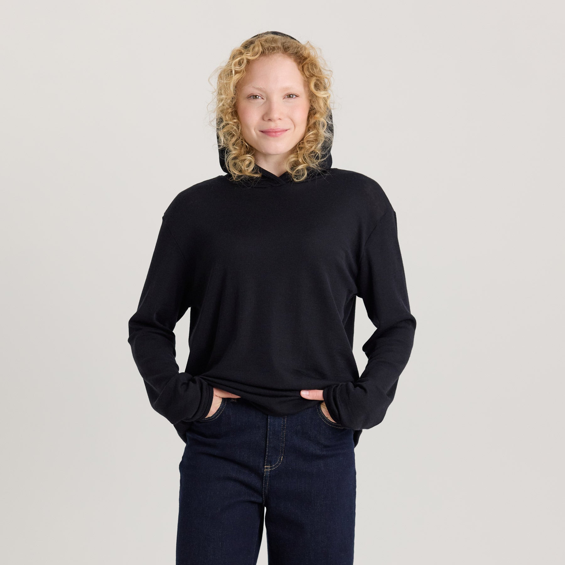 Unisex huppari, merinosilkki