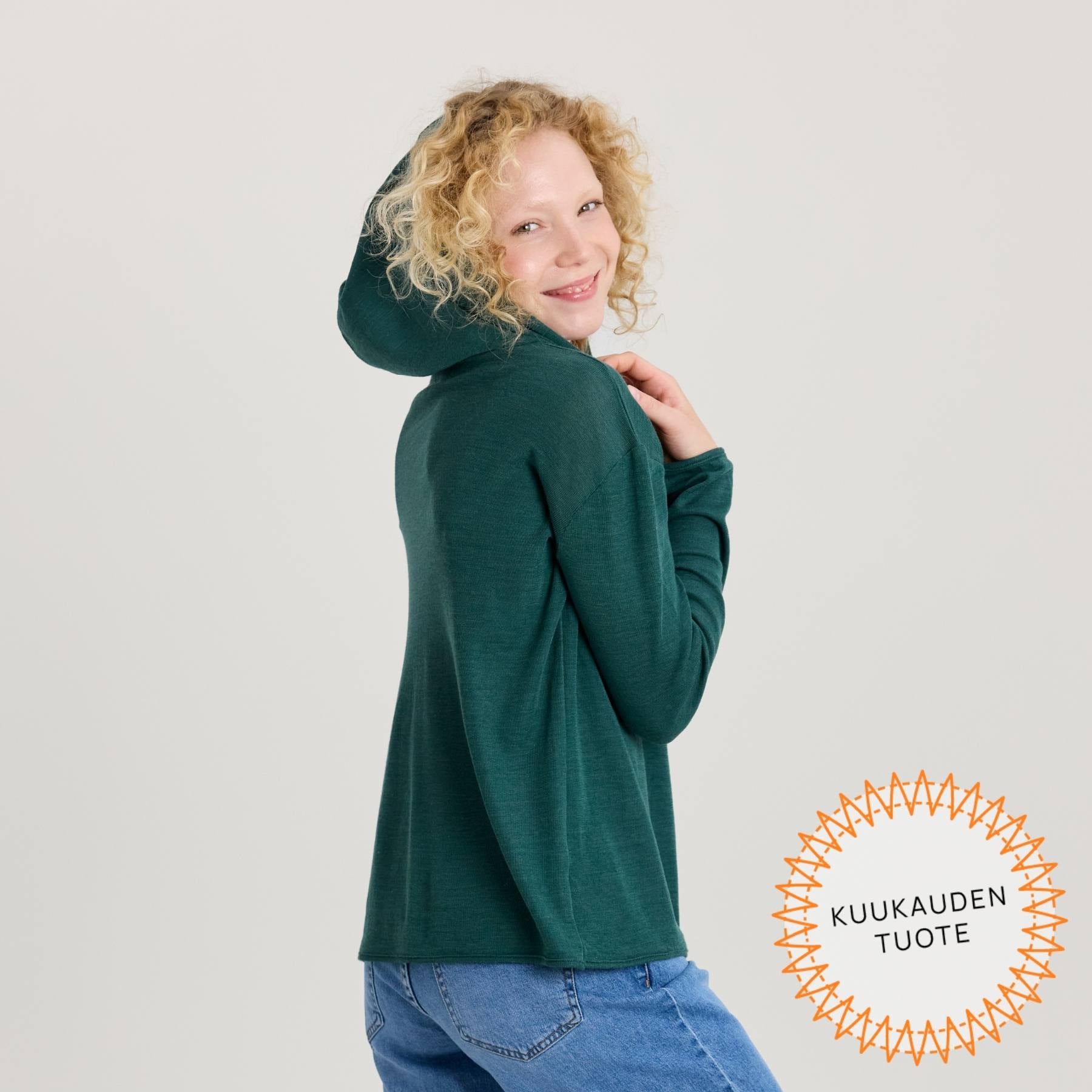 Unisex huppari, merinosilkki